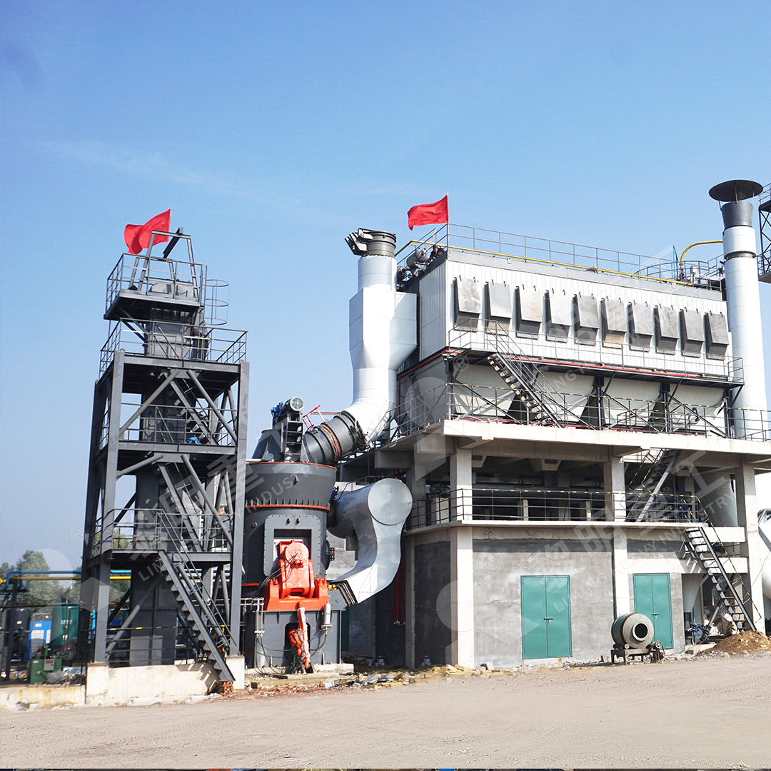 LM Vertical Roller Mill installation for large-scale barite grinding in a mining facility