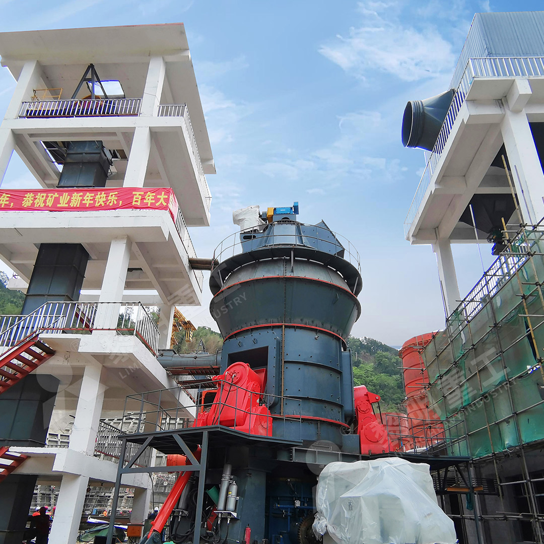 MTW European trapezium mill for coal grinding in thermal power plant showing dust collection system