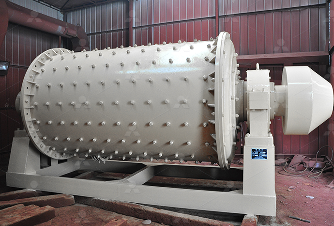 Steel grinding media inside a ball mill for dolomite agricultural lime